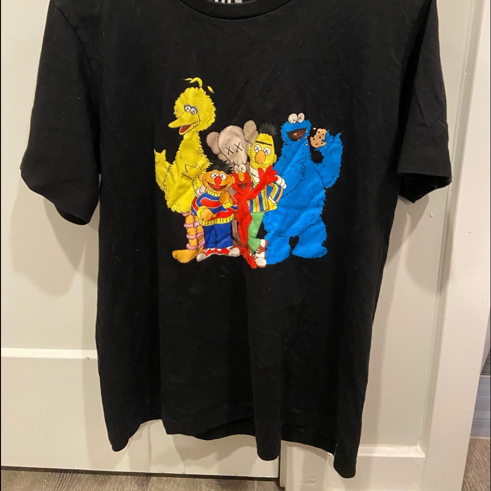 KawsXUniqlo Sesame Street Tshirt